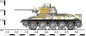 PzKpfw 747(r), T-34/76 model 1943