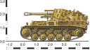 10,5cm leFH 18 Fgst auf PzKpfw II "Wespe", SdKfz 124