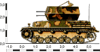 Flakpanzer IV/2cm VierlingWirbelwind